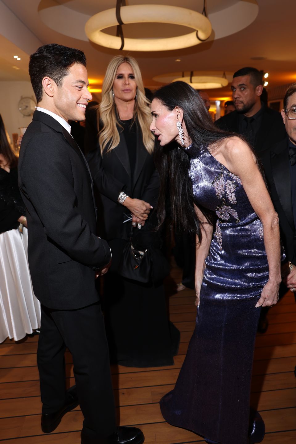 Rami Malek i Demi Moore