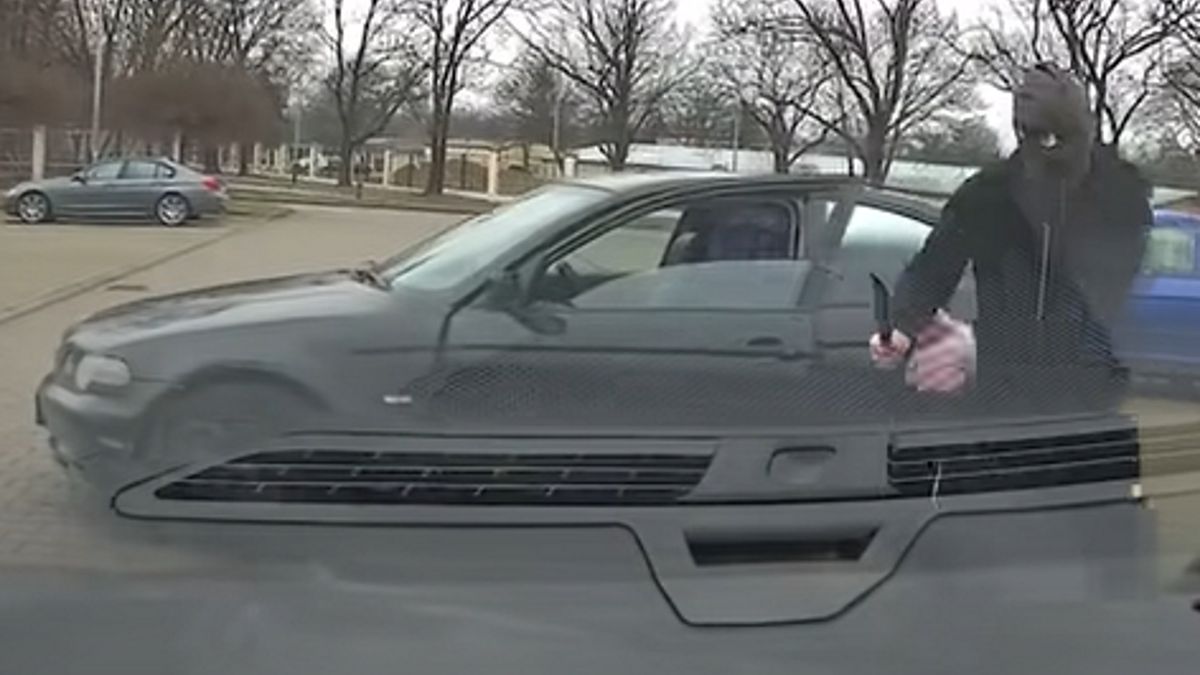 Kierowca bmw wpadł w szał