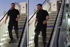 Zełenski już w USA. Tak go powitali na lotnisku