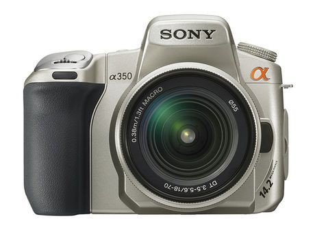 Okropna, brzydka, potworna... Srebrna wersja Sony A350 1