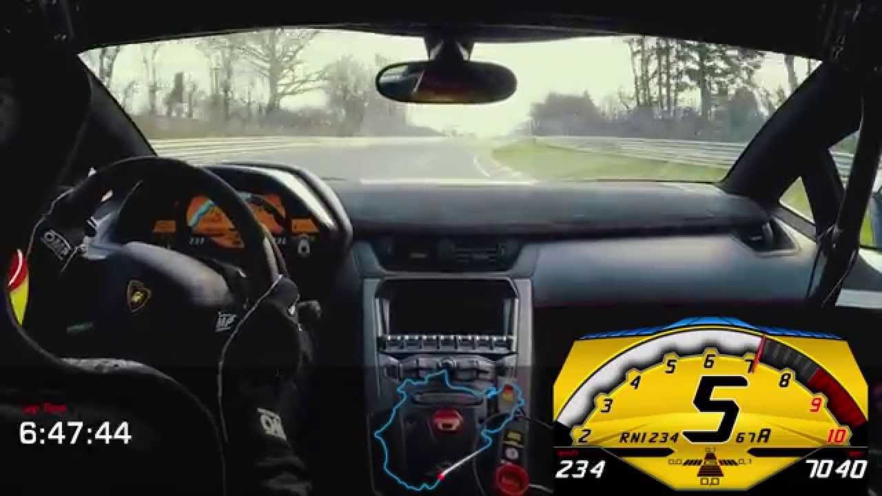 Lamborghini Aventador Super Veloce na Nürburgring Nordschleife