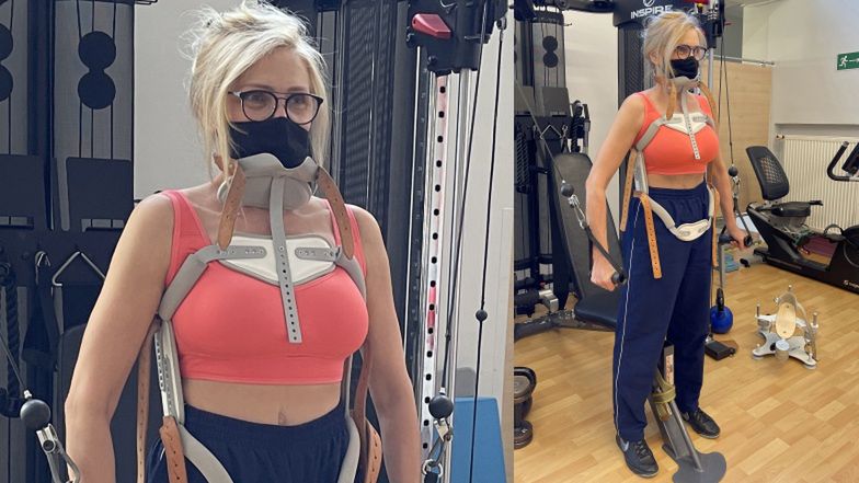 Sylwia Wysocka na rehabilitacji