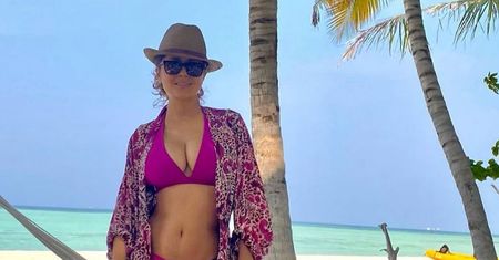 Salma Hayek pokazała się w bikini. Co za figura