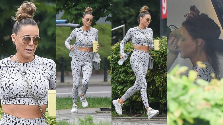 Małgorzata Rozenek biegnie na urodzinowy trening, a następnie robi się na bóstwo przed eventem