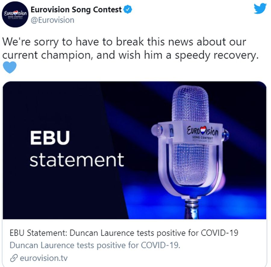 Duncan Laurence nie wystąpi na finale Eurowizji 2021