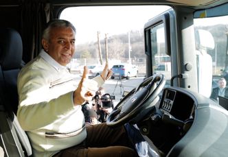 Ciężarówka dla irańskiego kierowcy. Fardin Kazemi może ją dostać "na dniach"