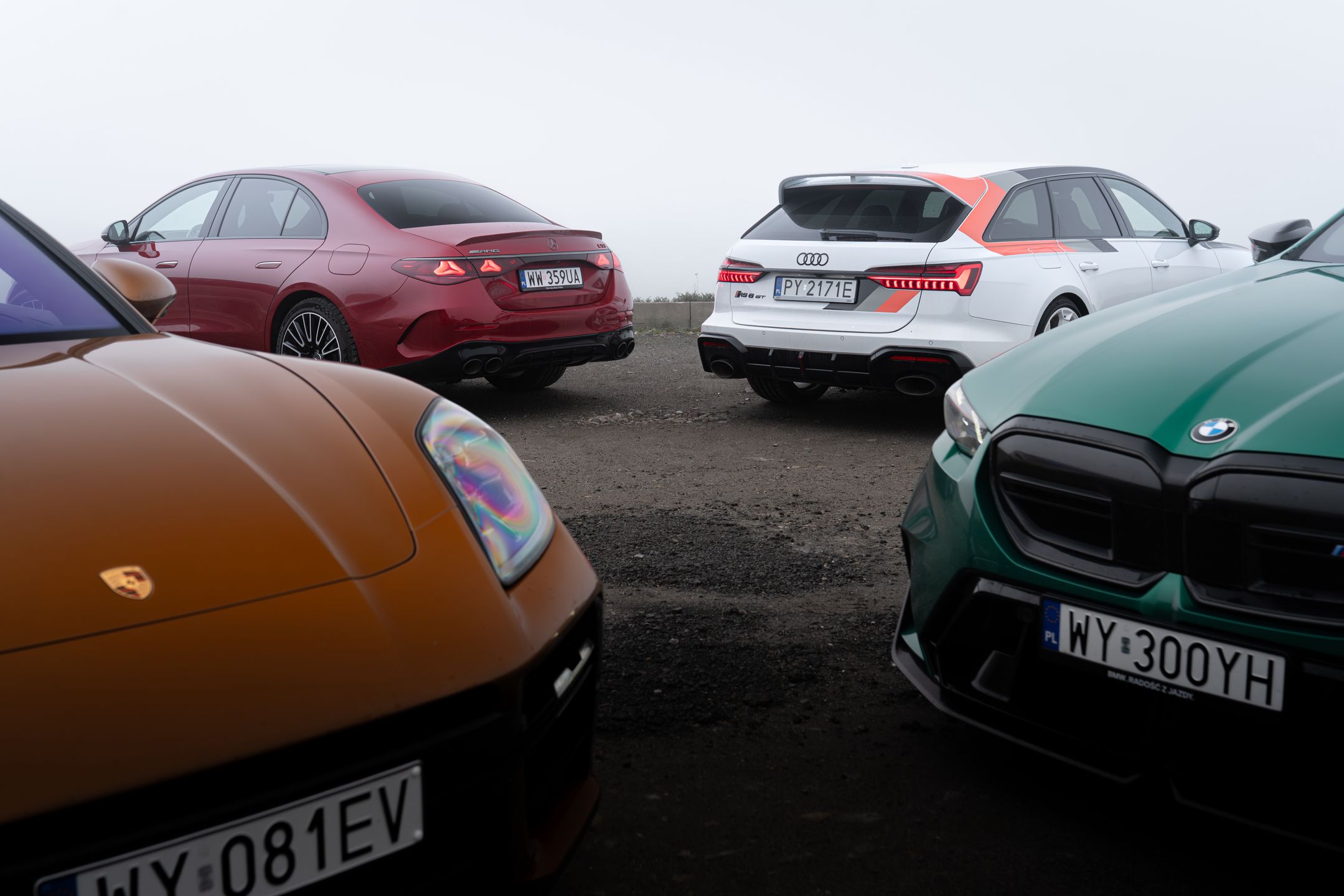 Audi RS 6 Avant GT, BMW M5, Mercedes-AMG E 53, Porsche Panamera