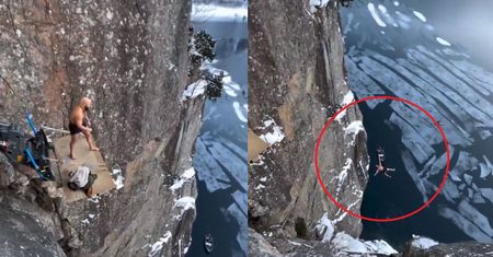 Norweg skoczył do wody z 40 metrów. Jest nagranie jego rekordu