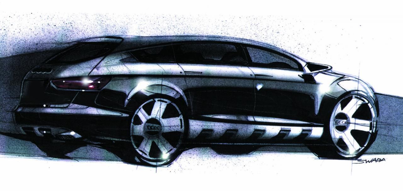 Szkic konceptu Audi Q6