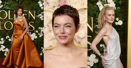 Złote Globy 2025. Rewia mody na czerwonym dywanie: olśniewająca Zendaya, krótkowłosa Emma Stone, posągowa Nicole Kidman