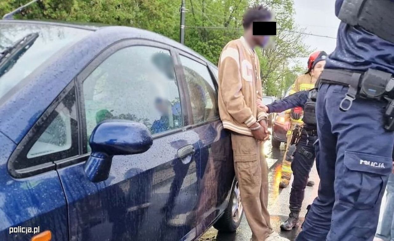 Po pijaku potrącił pieszą. 19-latek z Zimbabwe wydalony z Polski