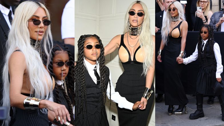 Kim Kardashian i North West w Paryżu