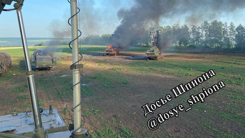 Bateria systemu S-300/400 porażona przez Ukraińców rozlokowana na terenie Rosji. 