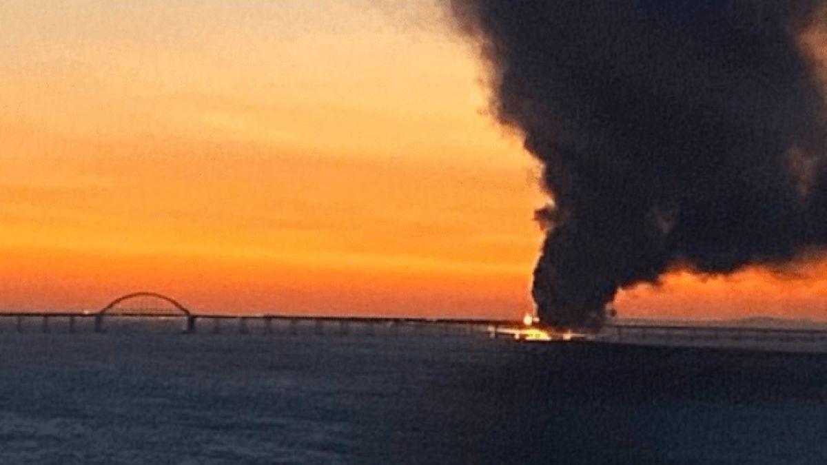 Pożar na moście krymskim. Podpalacze mieli użyć benzyny