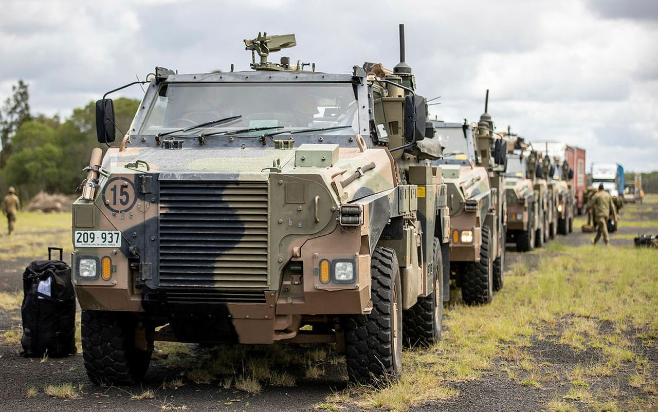 Ukrainians thank Australia for the "life-saving" Bushmaster vehicle