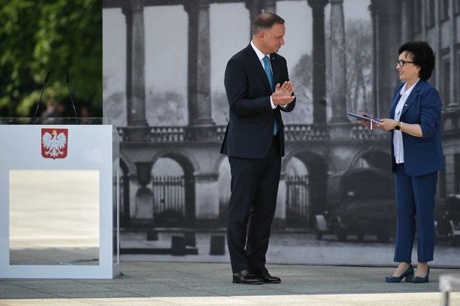 Andrzej Duda i Elżbieta Witek