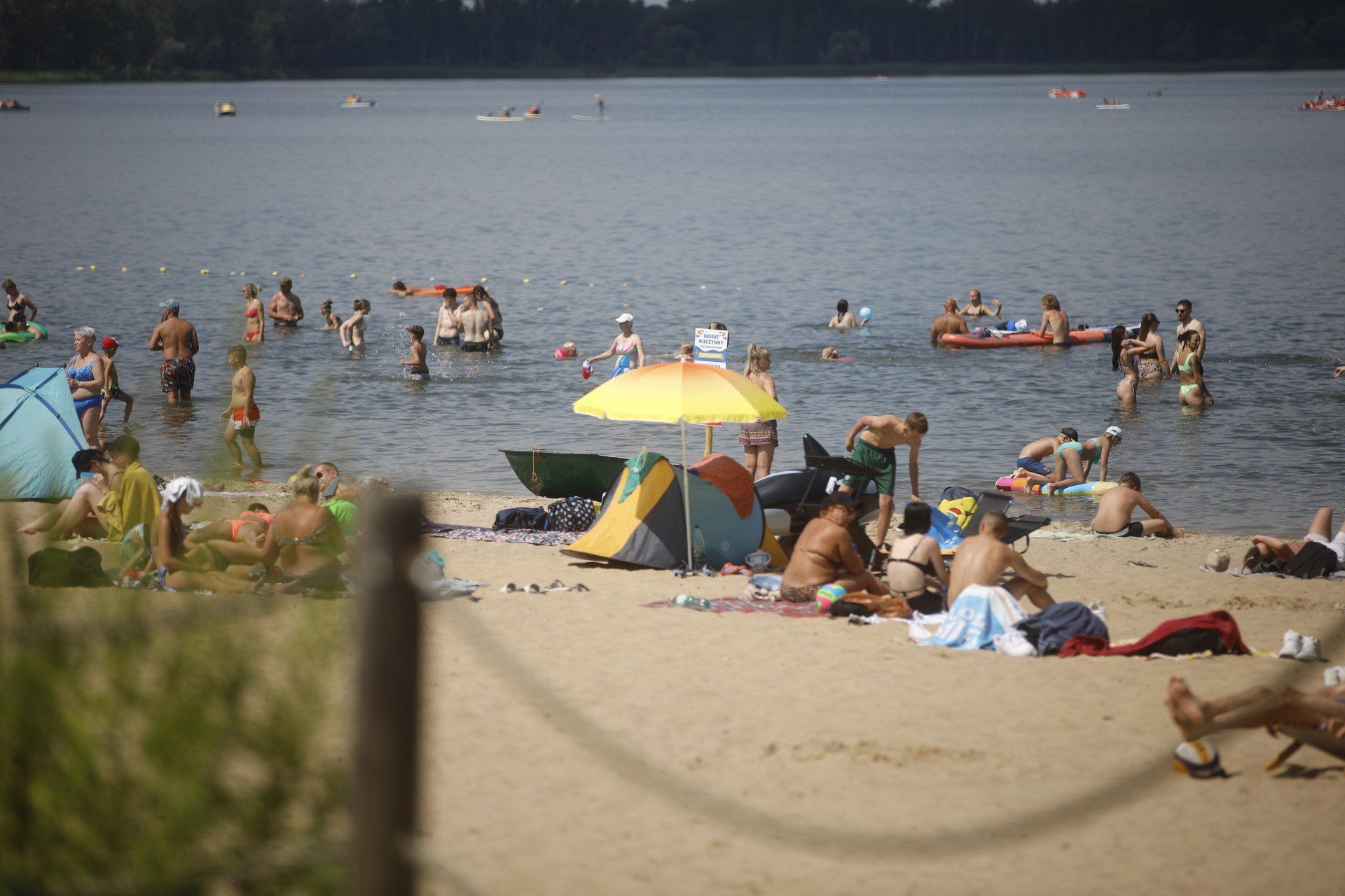 Pogoria III w upalny poniedziałek
