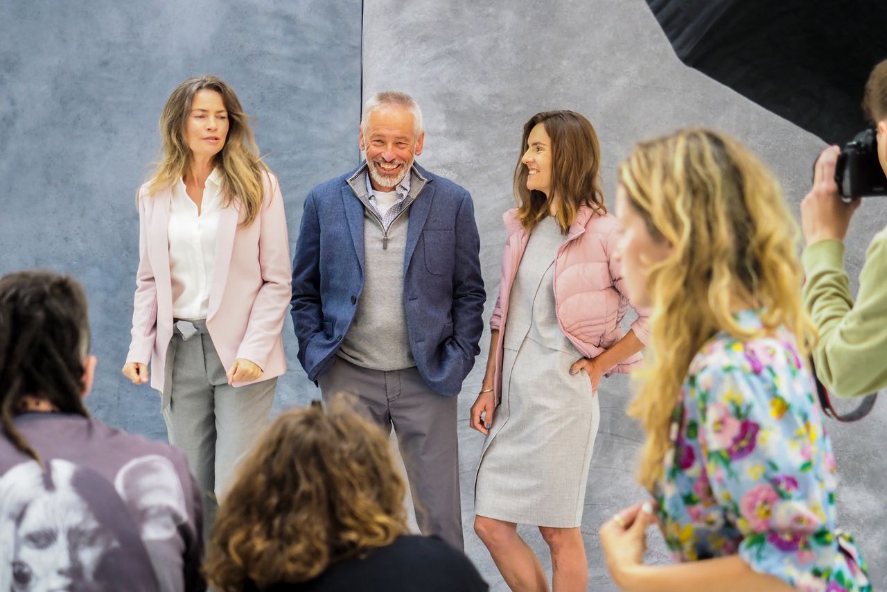 Maja Włoszczowska, Lidia Popiel i Piotr Pustelnik na jednej sesji. Z wizyty na backstage'u każdy fotograf sporo się nauczy