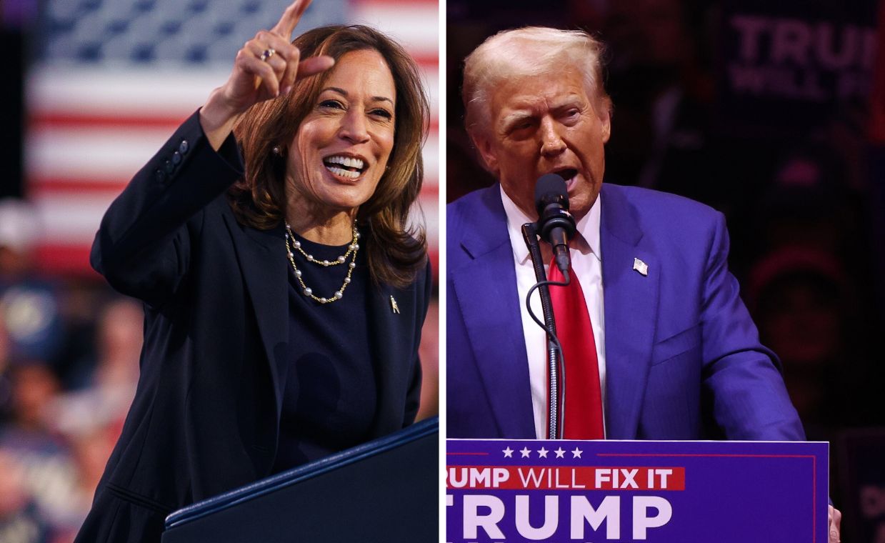 Harris gains an edge over Trump backed by strong female support