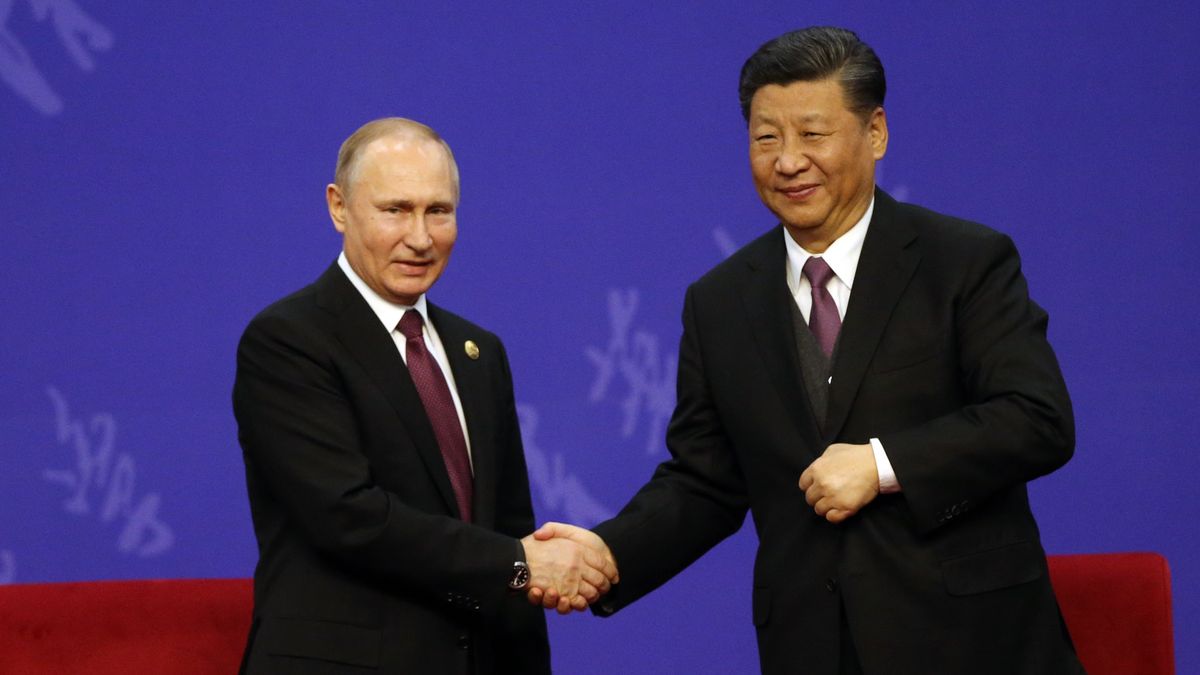 Władimir Putin i Xi Jinping