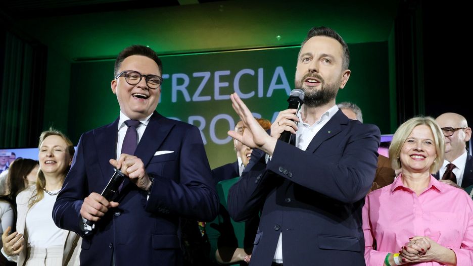 Szymon Hołownia (Polska 2050) i Władysław Kosiniak-Kamysz (PSL) - liderzy Trzeciej Drogi