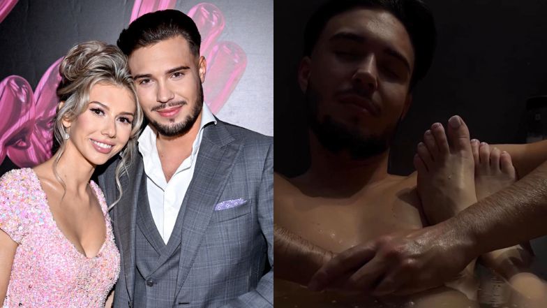 Leon Myszkowski wyleguje się w wannie z ukochaną