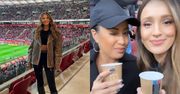 Anna Lewandowska, Marina i Patricia Kazadi żarliwie kibicują polskiej reprezentacji na meczu z Albanią (FOTO)