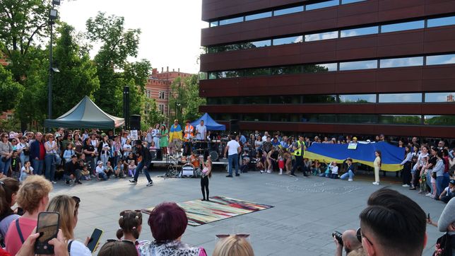 Фотографія з Вроцлавського пікніка для біженців