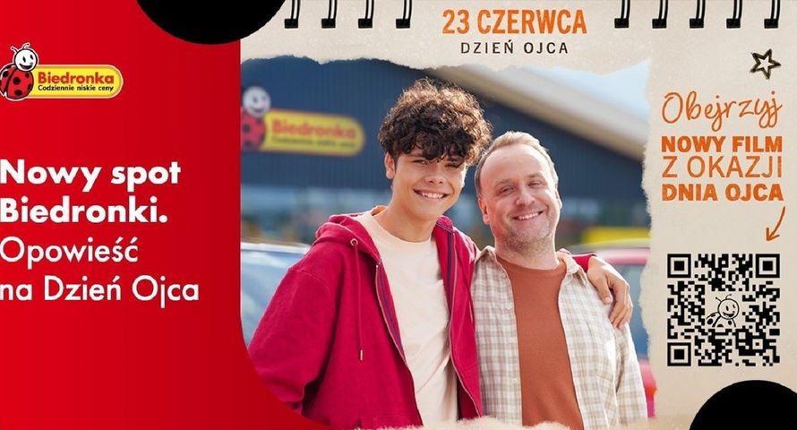 Biedronka z opowieścią na Dzień Ojca