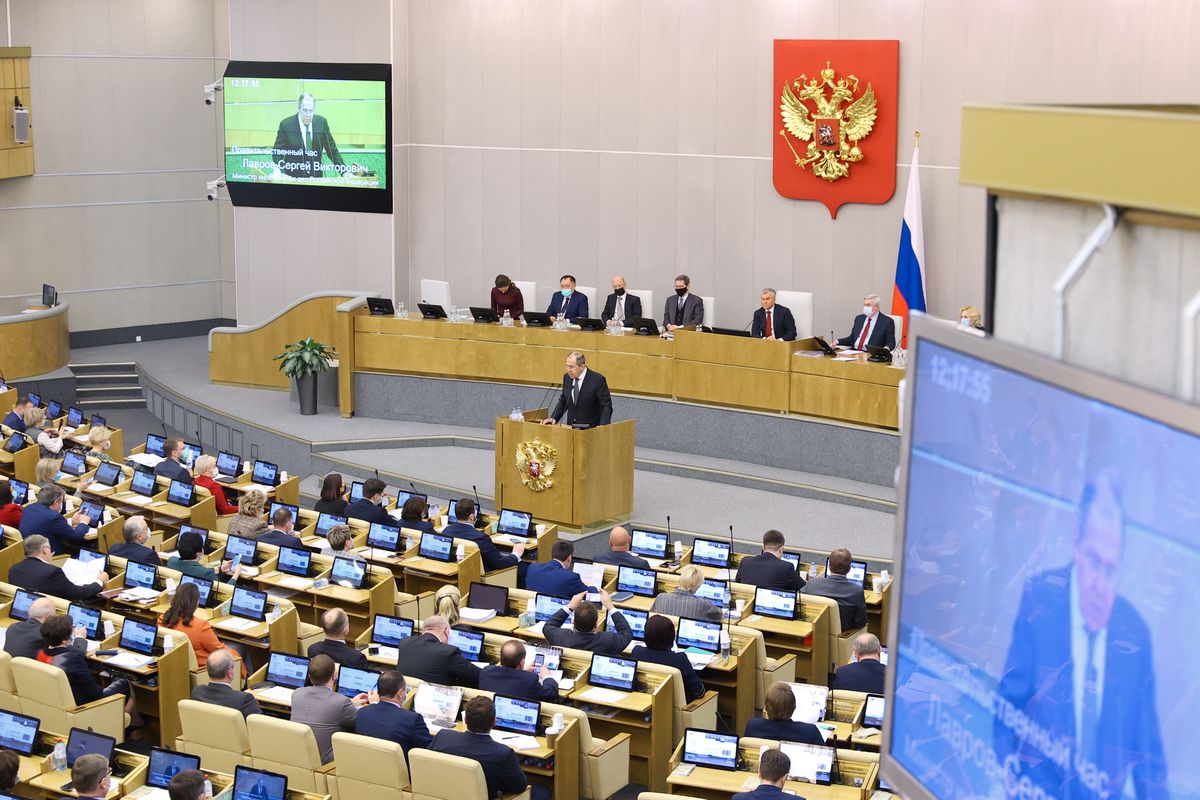 Posiedzenie rosyjskiego parlamentu