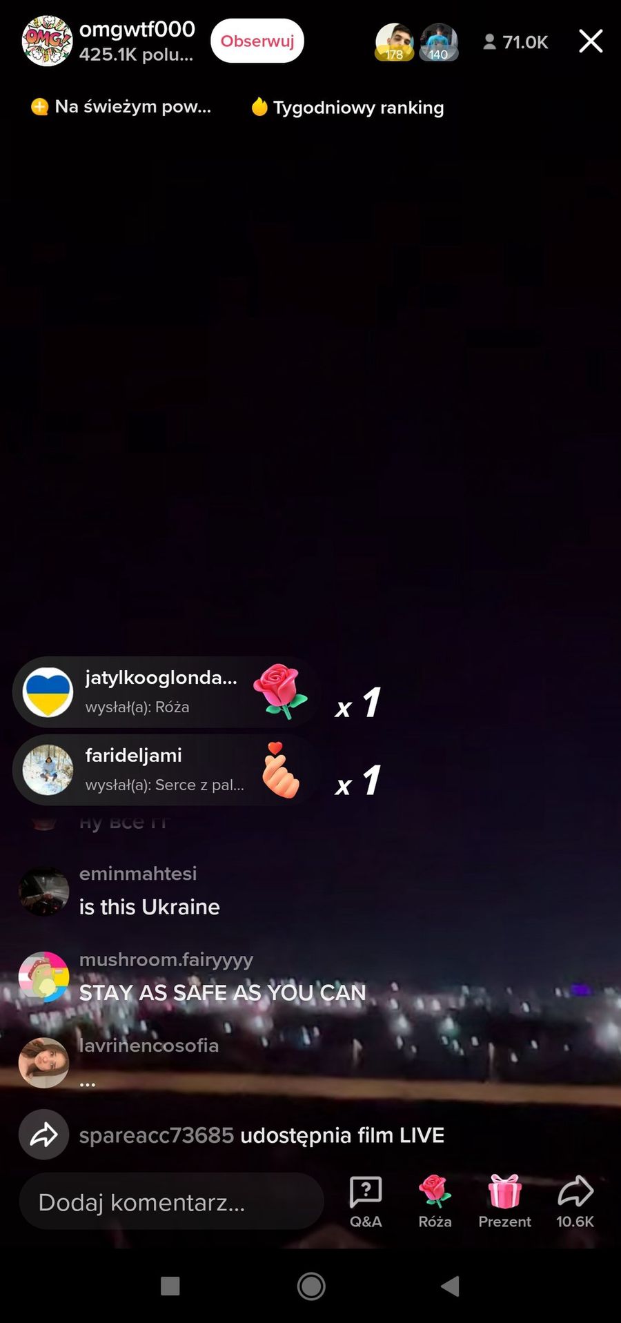 Streamy z Ukrainy trendem na TikToku