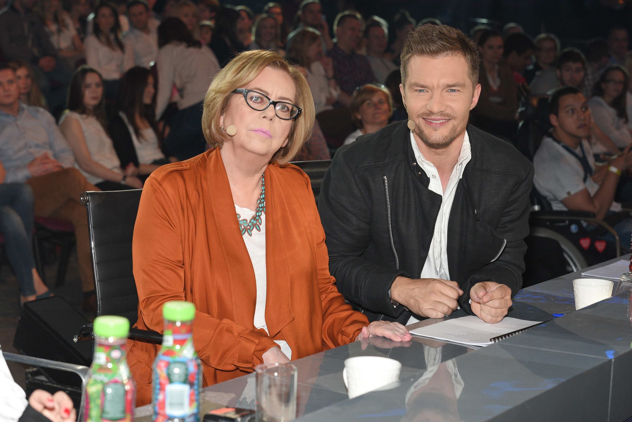 Elżbieta Zapendowska i Adam Sztaba 