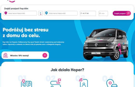 Teroplan z 8,5 mln zł od japońskiego inwestora, będzie rozwijał usługę Hoper