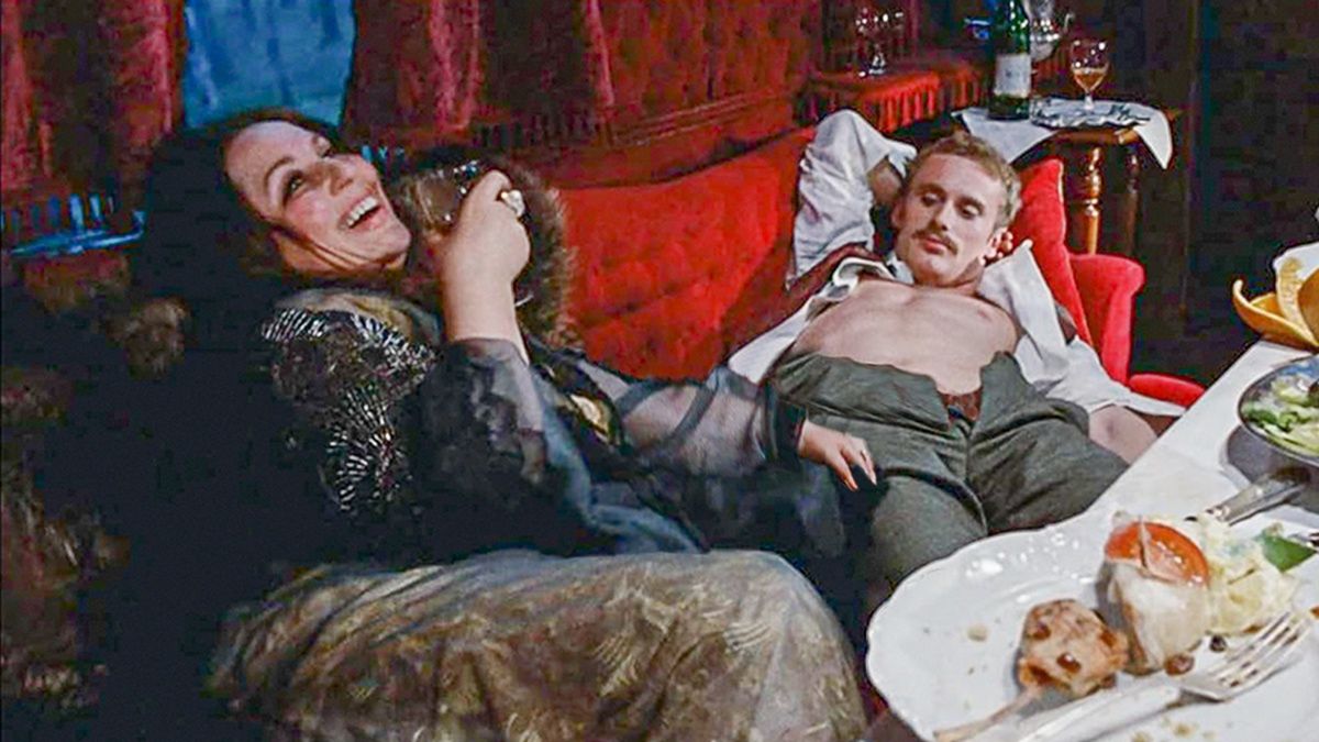 "Ziemia obiecana" - Kalina Jędrusik i Daniel Olbrychski