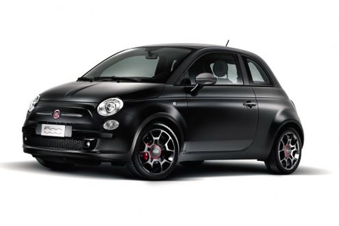 Czarny Fiat 500 Blackjack | Edycja Specjalna