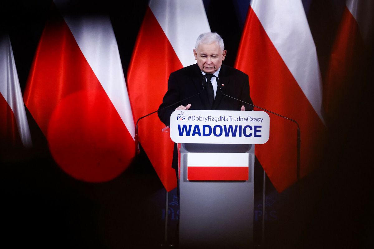 Jarosław Kaczyński w Wadowicach