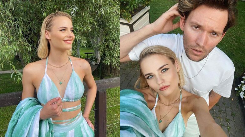 "Nowoczesna" Kasia Sawczuk baluje na weselu siostry w STANIKU