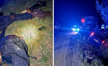 Próbował ominąć blokadę. Mercedes załadowany nielegalnymi imigrantami