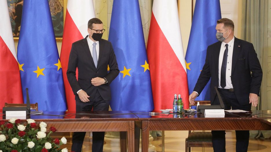 Nagranie z Mateuszem Morawieckim i Przemysławem Czarnkiem obiegło sieć