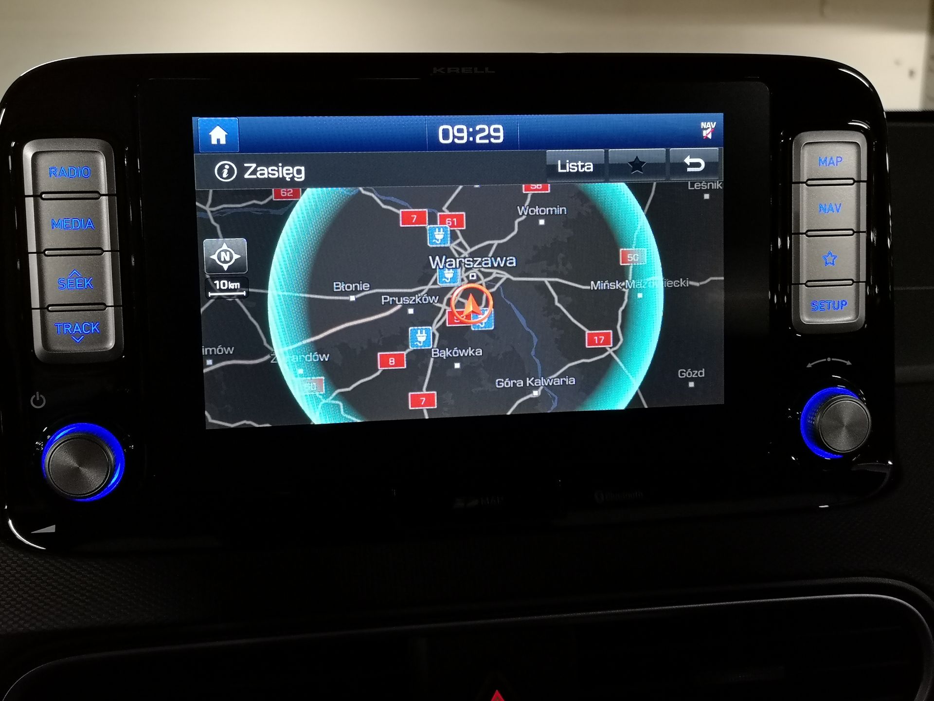 Hyundai Kona Electric: System zarządzania energią oraz audio Krell 7