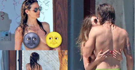 Heidi Klum TOPLESS wypoczywa z nowym chłopakiem w Meksyku. Seksowna? (ZDJĘCIA)