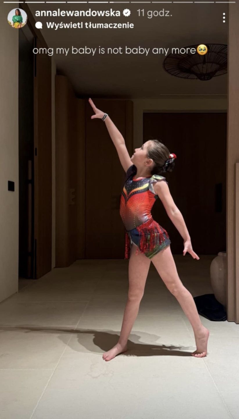 Anna Lewandowska pokazała córkę 