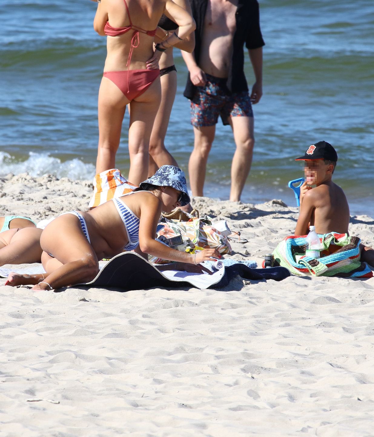 Paulina Krupińska wypoczywa na plaży w Chałupach