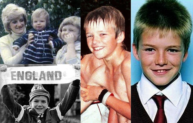 David Beckham w dzieciństwie
