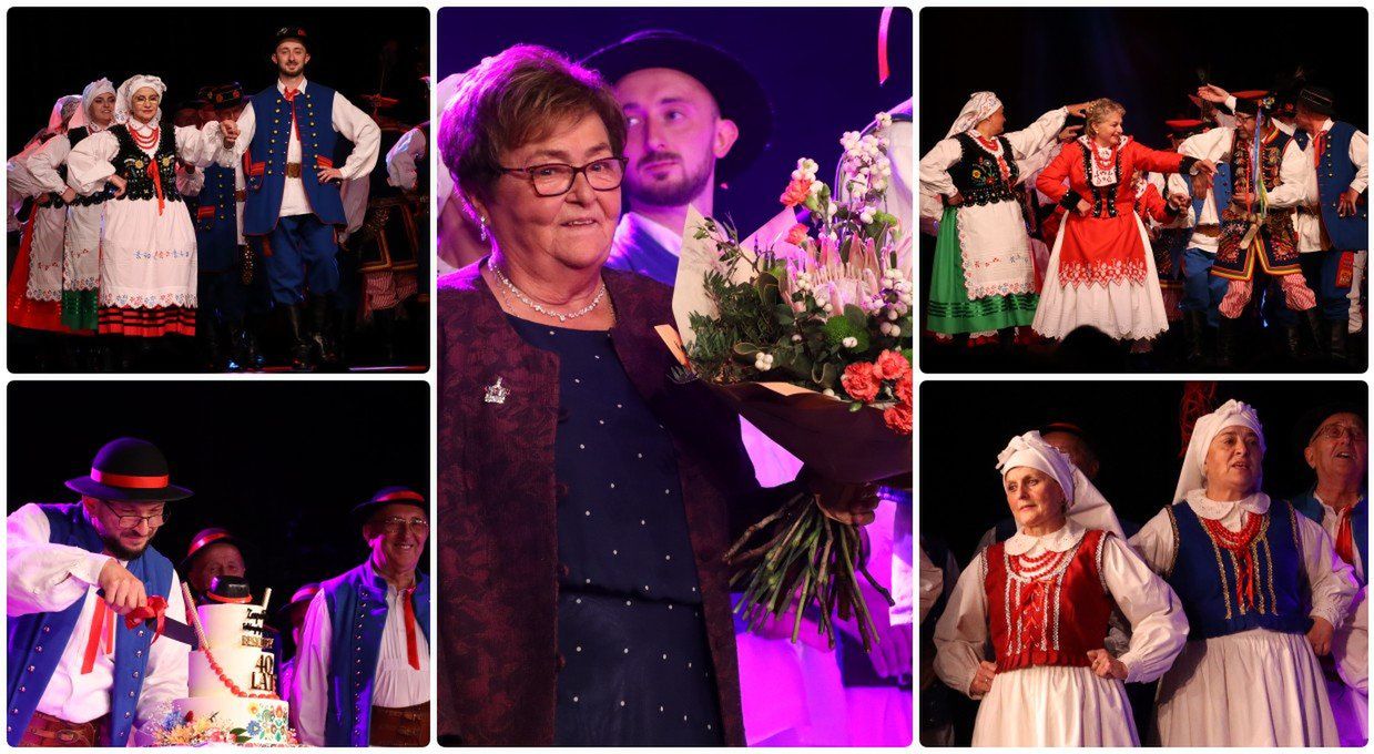 Dominikowice: Czterdziestolecie Zespołu Folklorystycznego Beskidy. Zatańczyli z przytupem, zaśpiewali z energią godną pozazdroszczenia