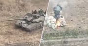 Momentalnie rozerwało czołg. Nagranie z Ukrainy