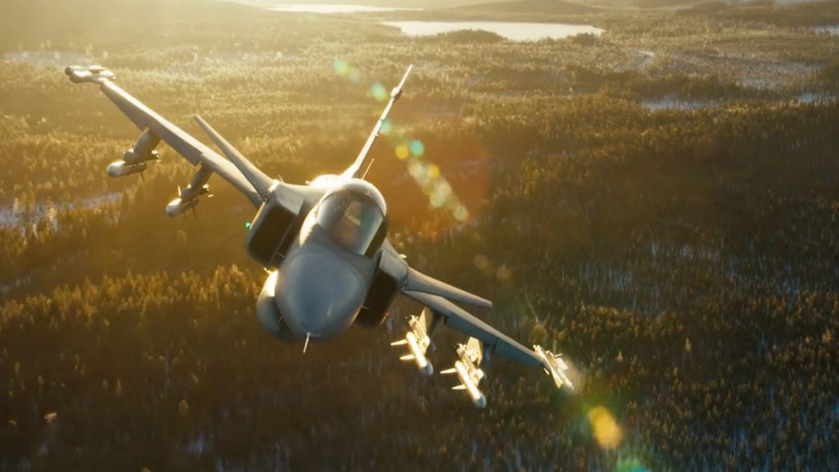 Niezwykły gimbal, który gwarantuje płynne nagrywanie z lecącego odrzutowca 1