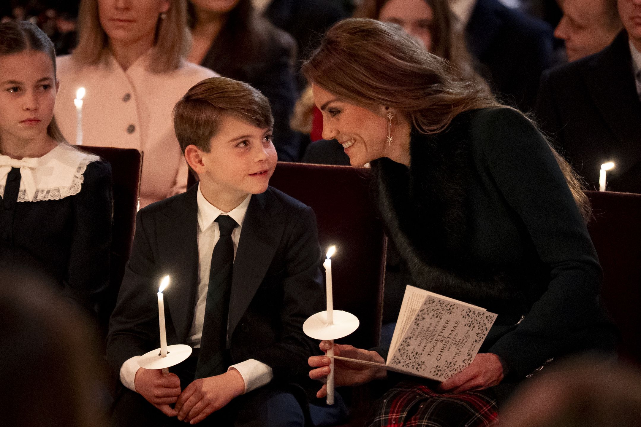 Księżna Kate i książę Louis