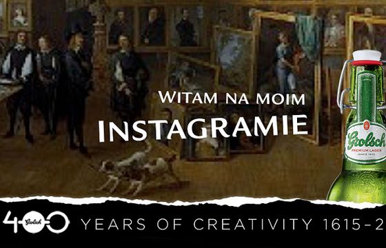 Grolsch w jubileuszowych reklamach dodaje memy i grepsy do klasycznych obrazów