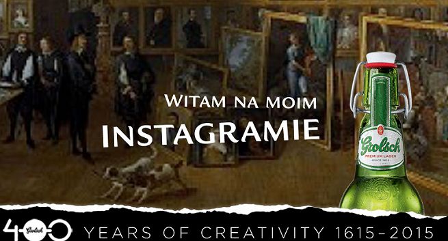 Grolsch w jubileuszowych reklamach dodaje memy i grepsy do klasycznych obrazów